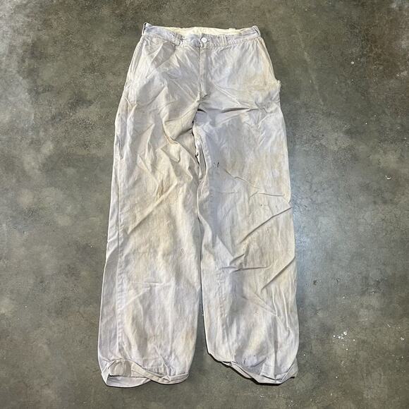 Vintage 50s Penney's Big Mac Sanforized Chinos 28x29 - Picture 1 of 7
